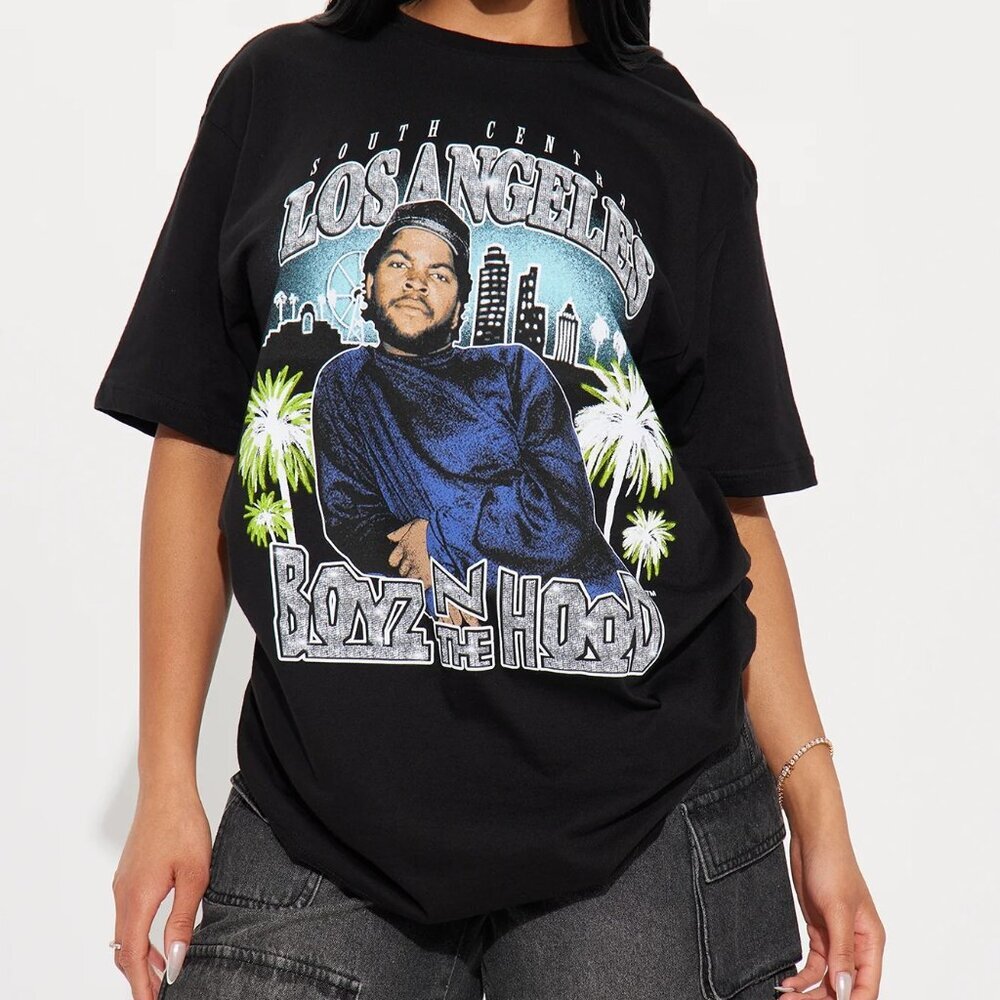 Boyz N The Hood Shirt Mens 2XL Black Movie Ice Cube Graphic South Central 90s LA